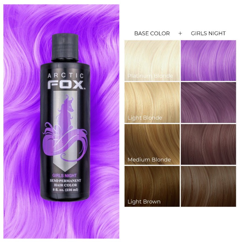 Лиловая краска для волос - Girls Night -  Arctic Fox