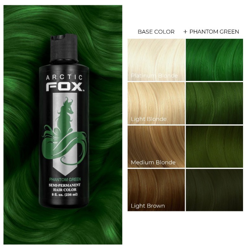 Зеленая краска для волос - Phantom Green -  Arctic Fox