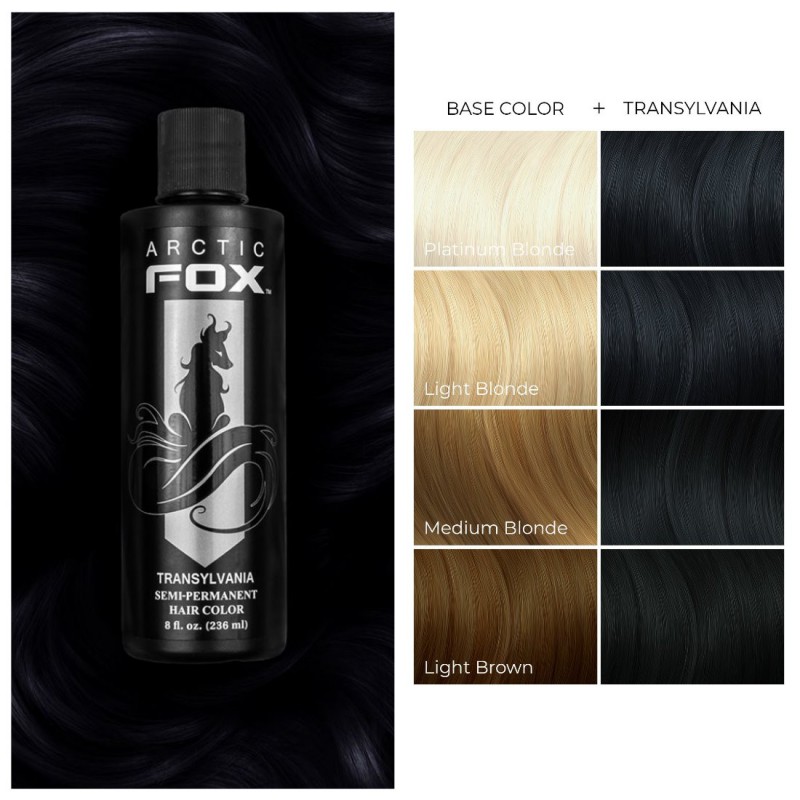 Черная краска для волос - Transylvania -  Arctic Fox