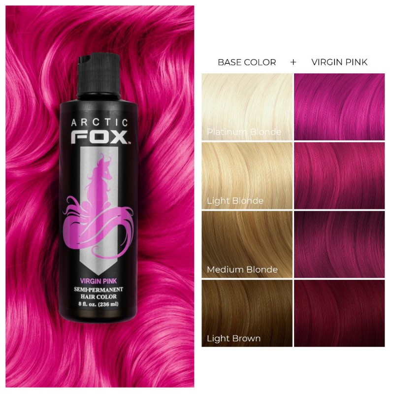 Розовая краска для волос - Virgin Pink -  Arctic Fox