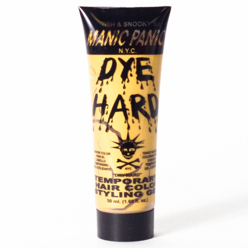 Цветной гель для волос GLAM GOLD™ (metallic gold) Dye Hard® Mini Temporary Hair Color Styling Gel 20ml - Manic Panic