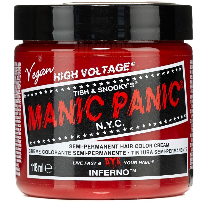 Красная краска для волос INFERNO CLASSIC HAIR DYE - Manic Panic
