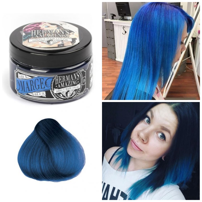 Синяя краска для волос в новокузнецке