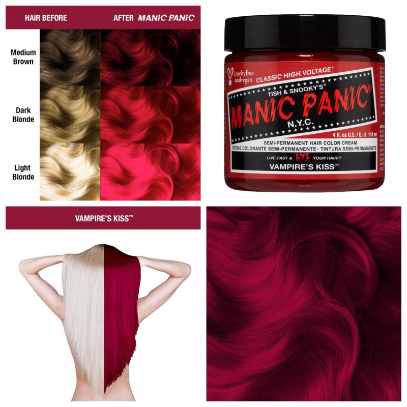 Краска для волос manic panic vampire red